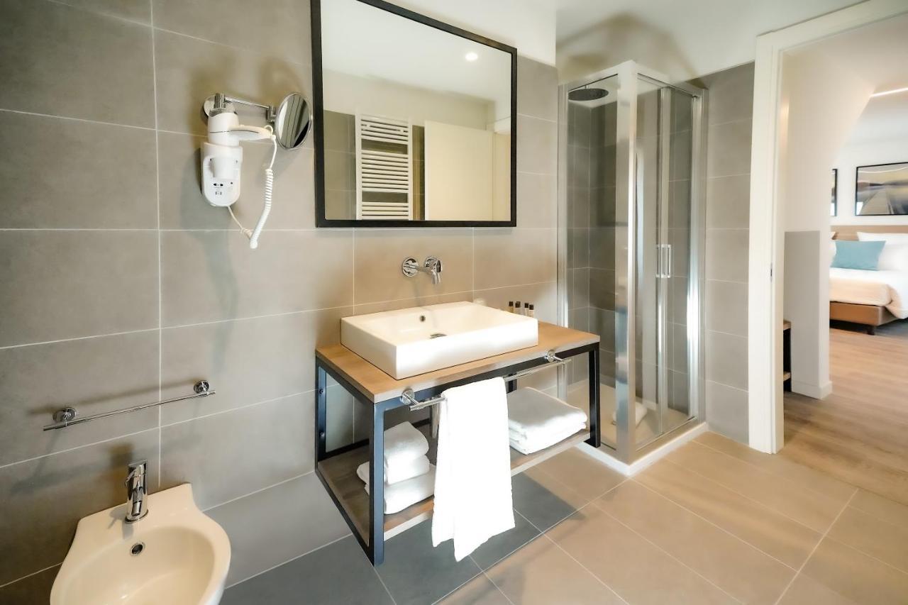 贝尔加莫 贝加莫15号旅馆酒店 外观 照片 Bathroom of a hotel room